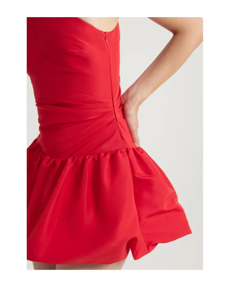 Patou One-Shoulder Mini Dress