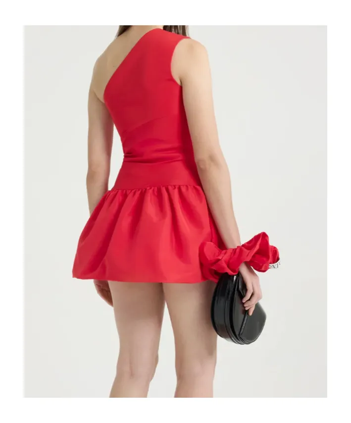 Patou One-Shoulder Mini Dress