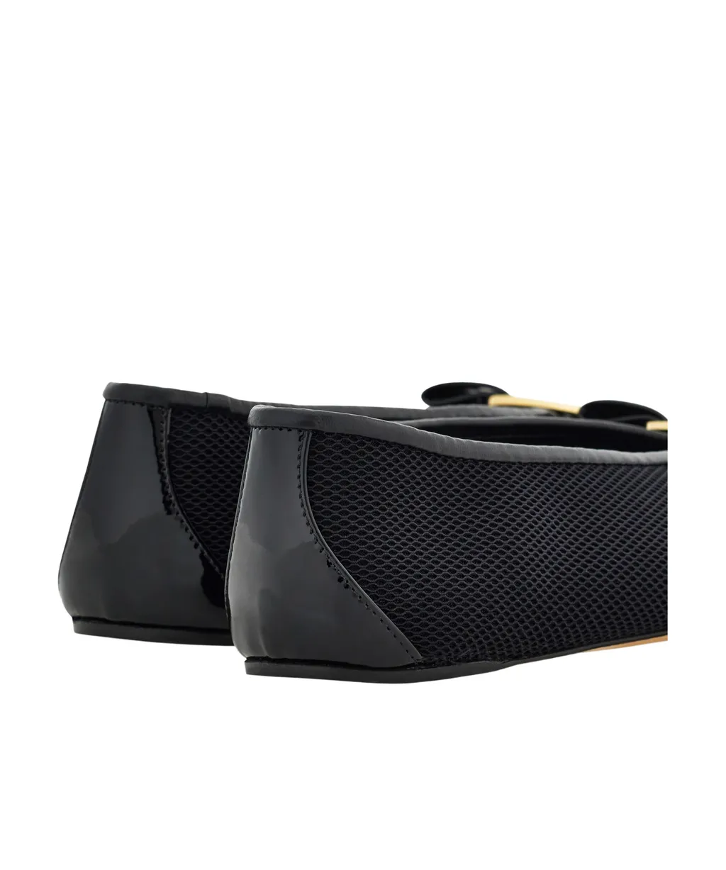 Ferragamo Vara Bow Slip-On Ballet Flats