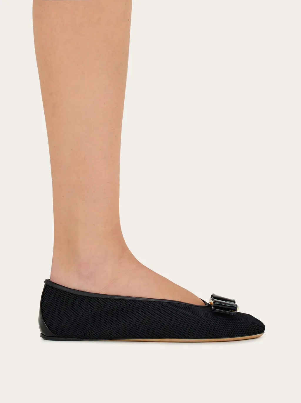 Ferragamo Vara Bow Slip-On Ballet Flats
