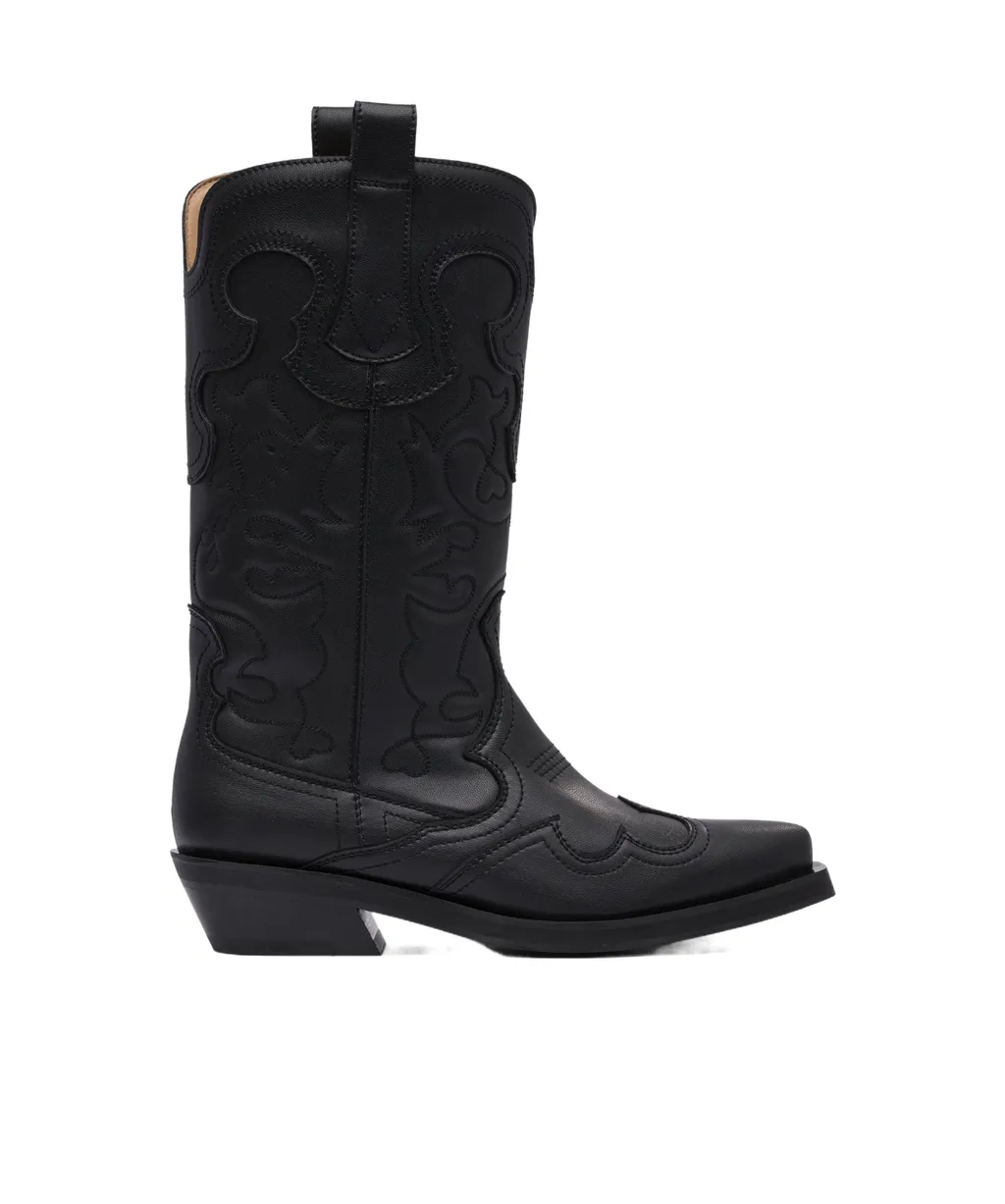 Ganni Stitched Boots