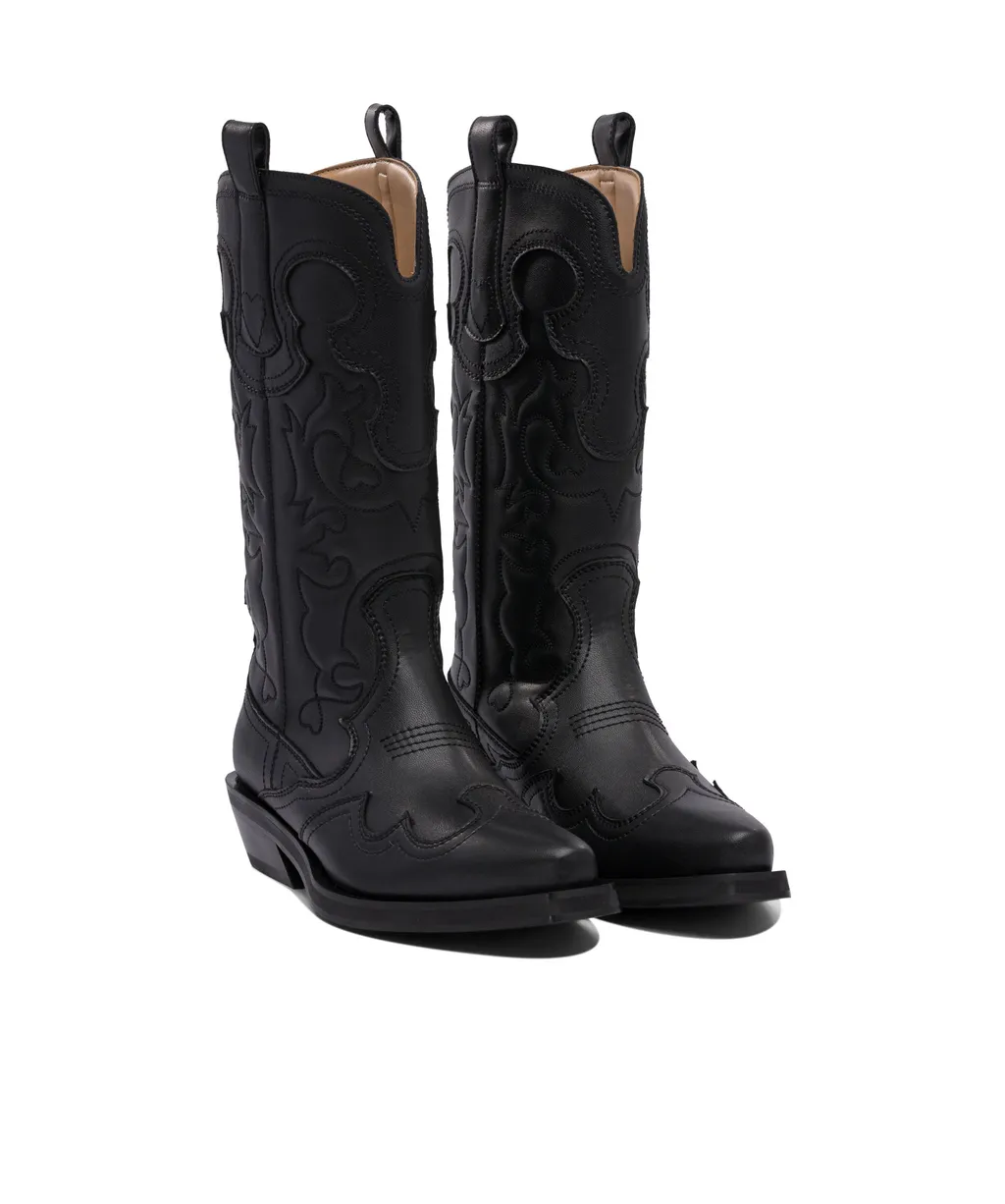 Ganni Stitched Boots