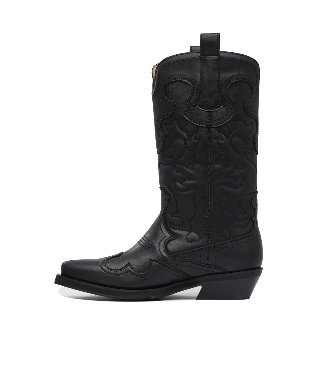 Ganni Stitched Boots