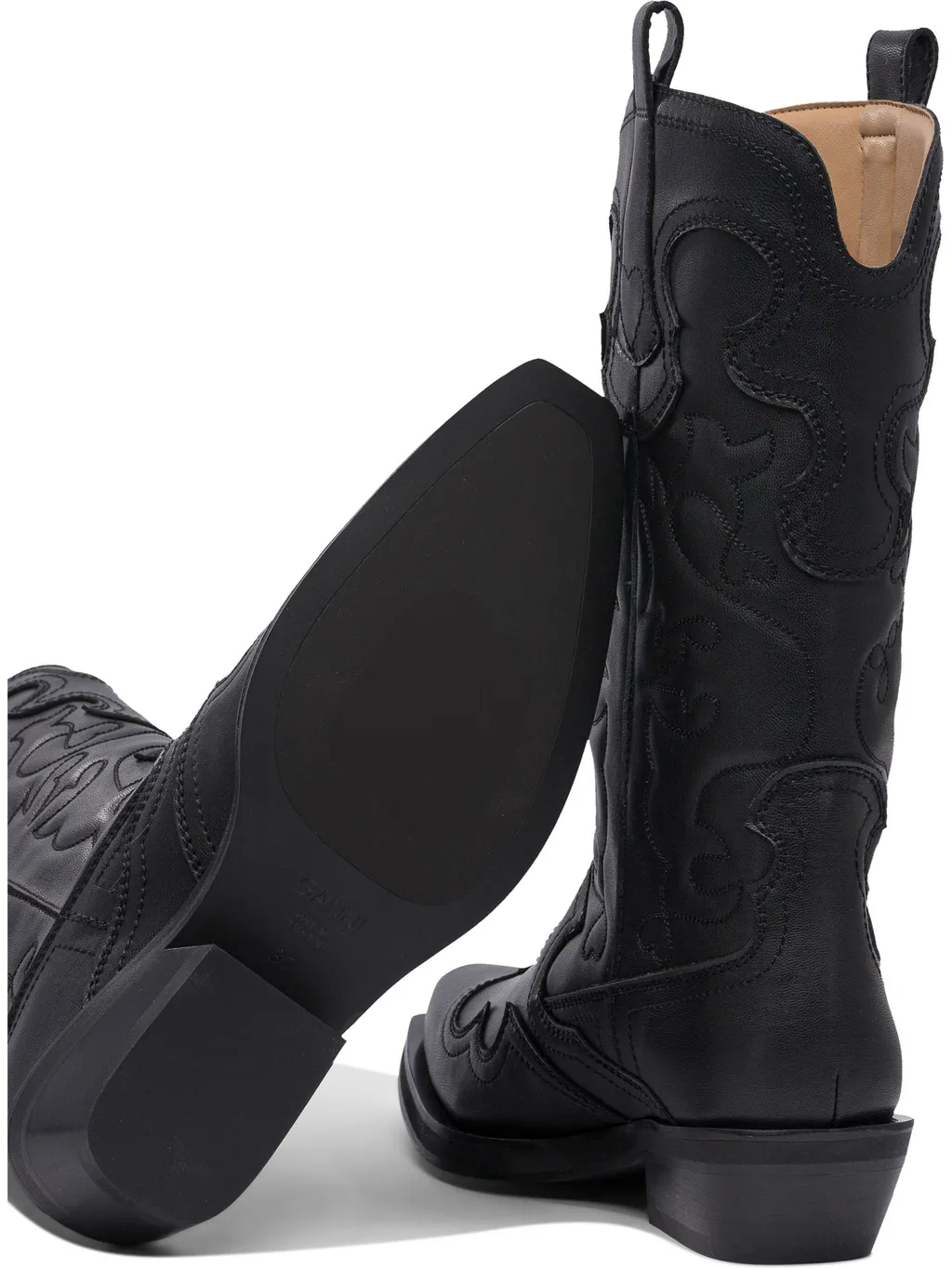 Ganni Stitched Boots