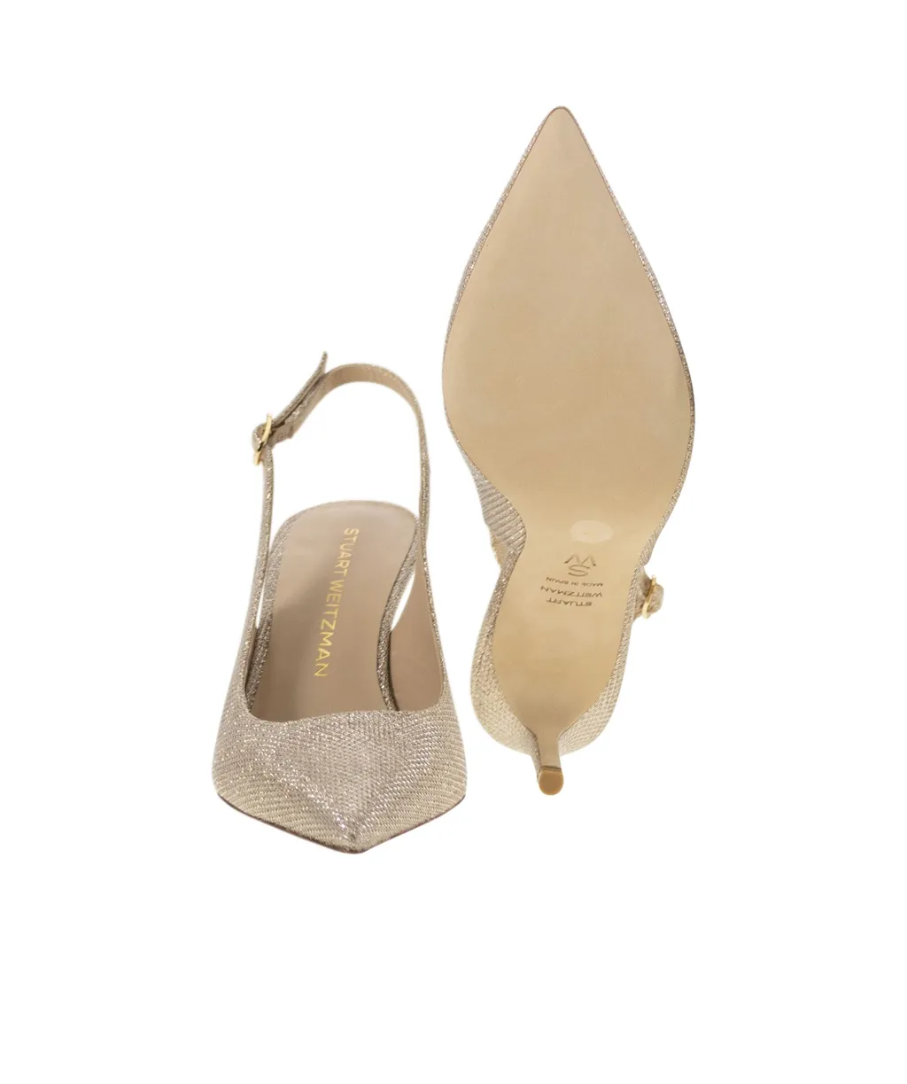 Pointed Hallow-Heeled Sandals