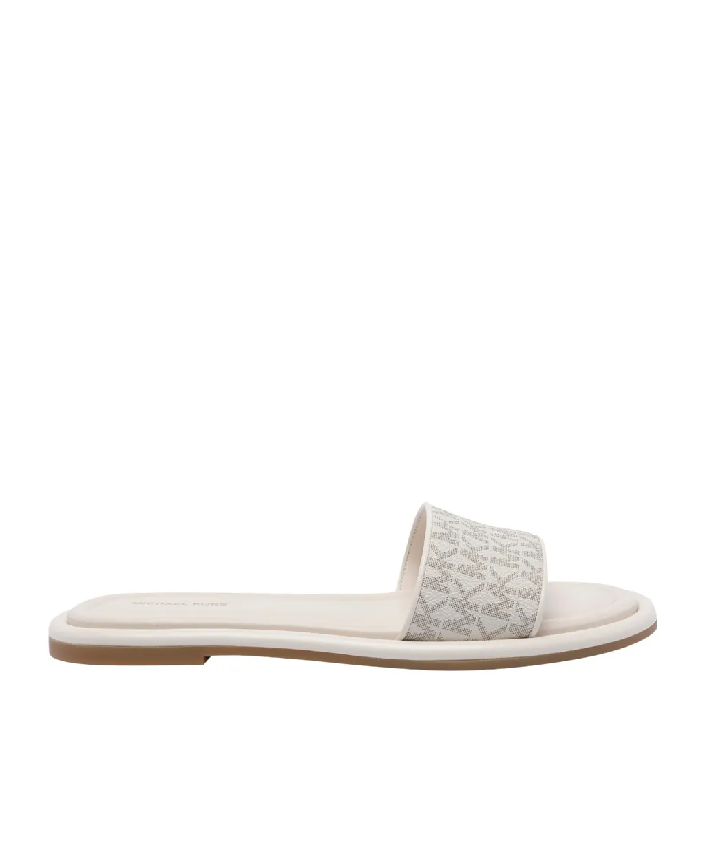 Michael Michael Kors Dana Monogram Embossed Slides
