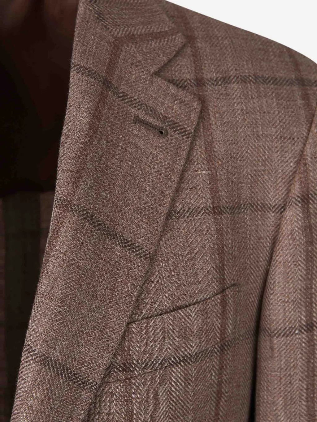 Textured Check Pattern Jacket
