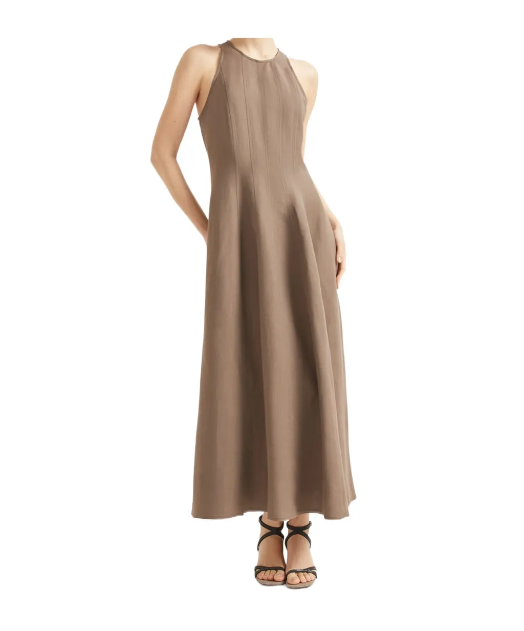 Brunello Cucinelli Sleeveless Crewneck Dress