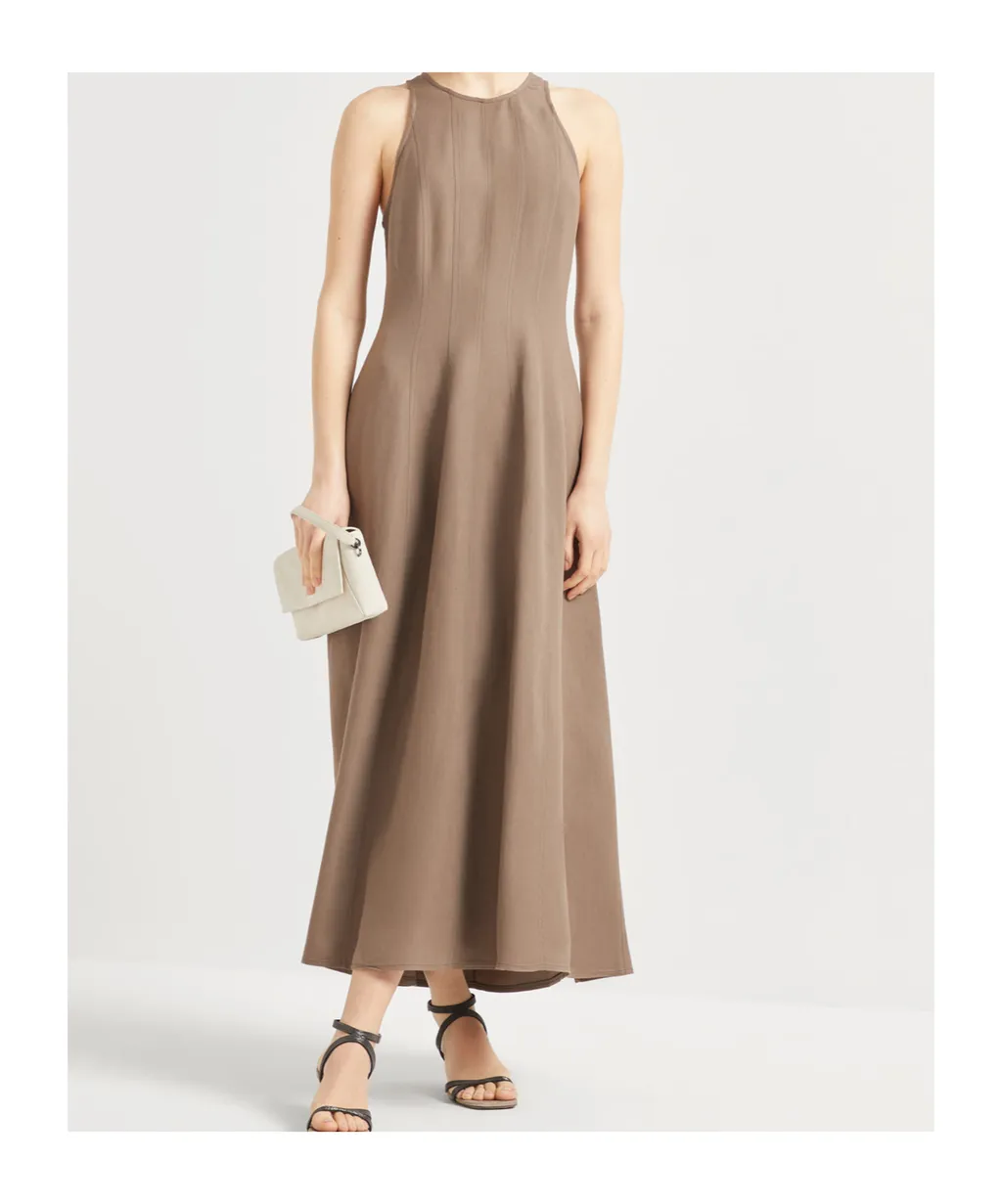 Brunello Cucinelli Sleeveless Crewneck Dress
