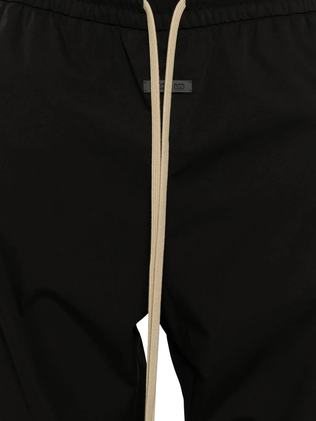 Drawstring Straight-Leg Trousers