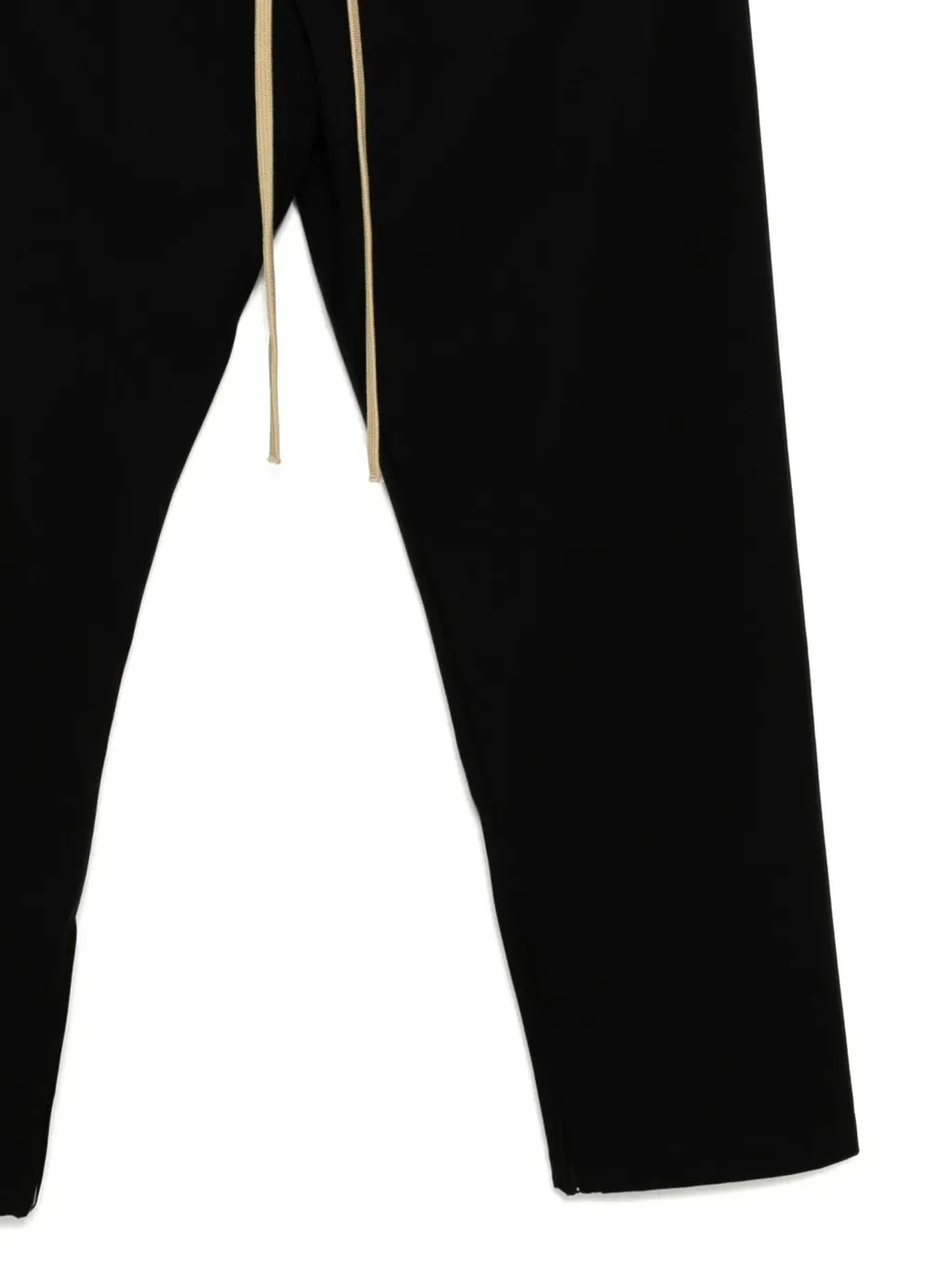 Drawstring Straight-Leg Trousers