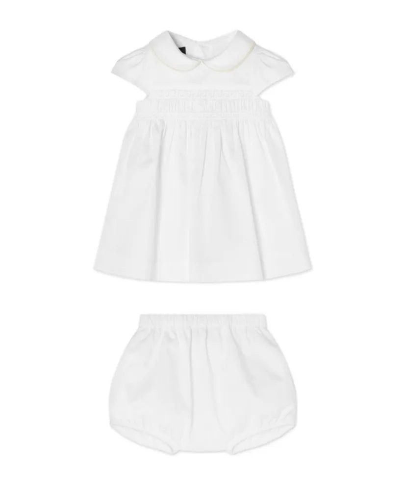 Logo-Embroidered Dress