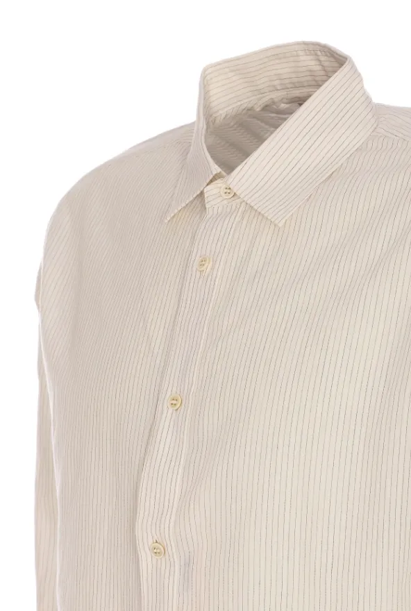 Saint Laurent Striped Button-Up Shirt
