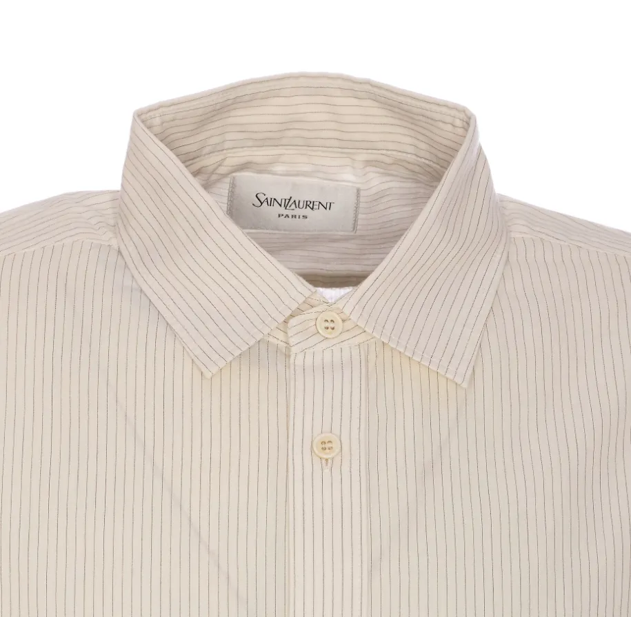 Saint Laurent Striped Button-Up Shirt