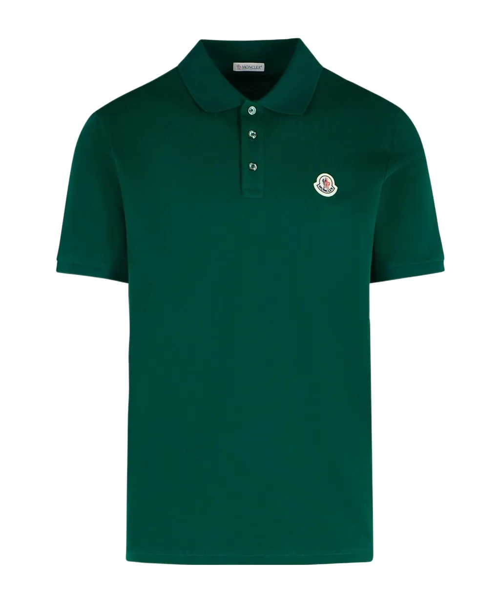 Stripe-Detail Piqué Polo Shirt