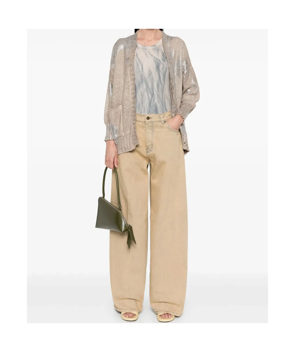 Haikure Bethany Overdyed Wide Leg Jeans