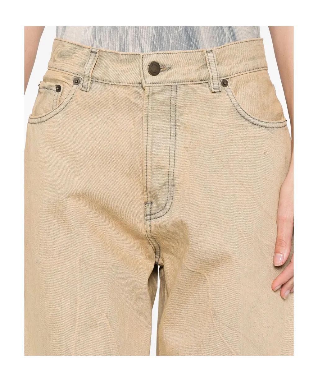 Haikure Bethany Overdyed Wide Leg Jeans