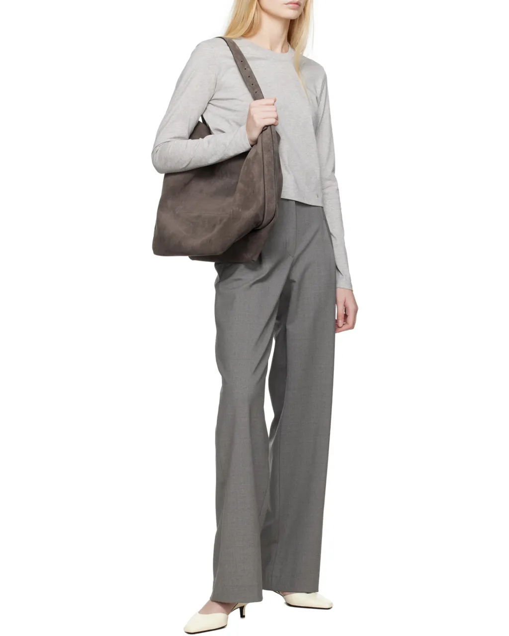 Creased Casual Pants