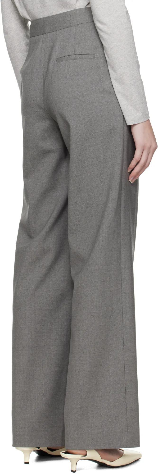 Creased Casual Pants
