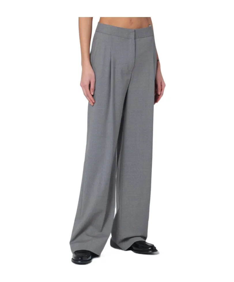 Creased Casual Pants