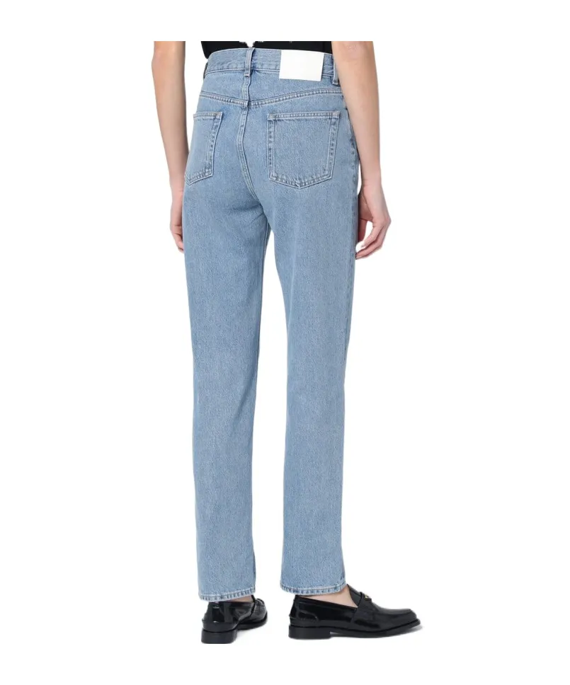 Loulou Studio Organic Denim Straight-Leg Jeans