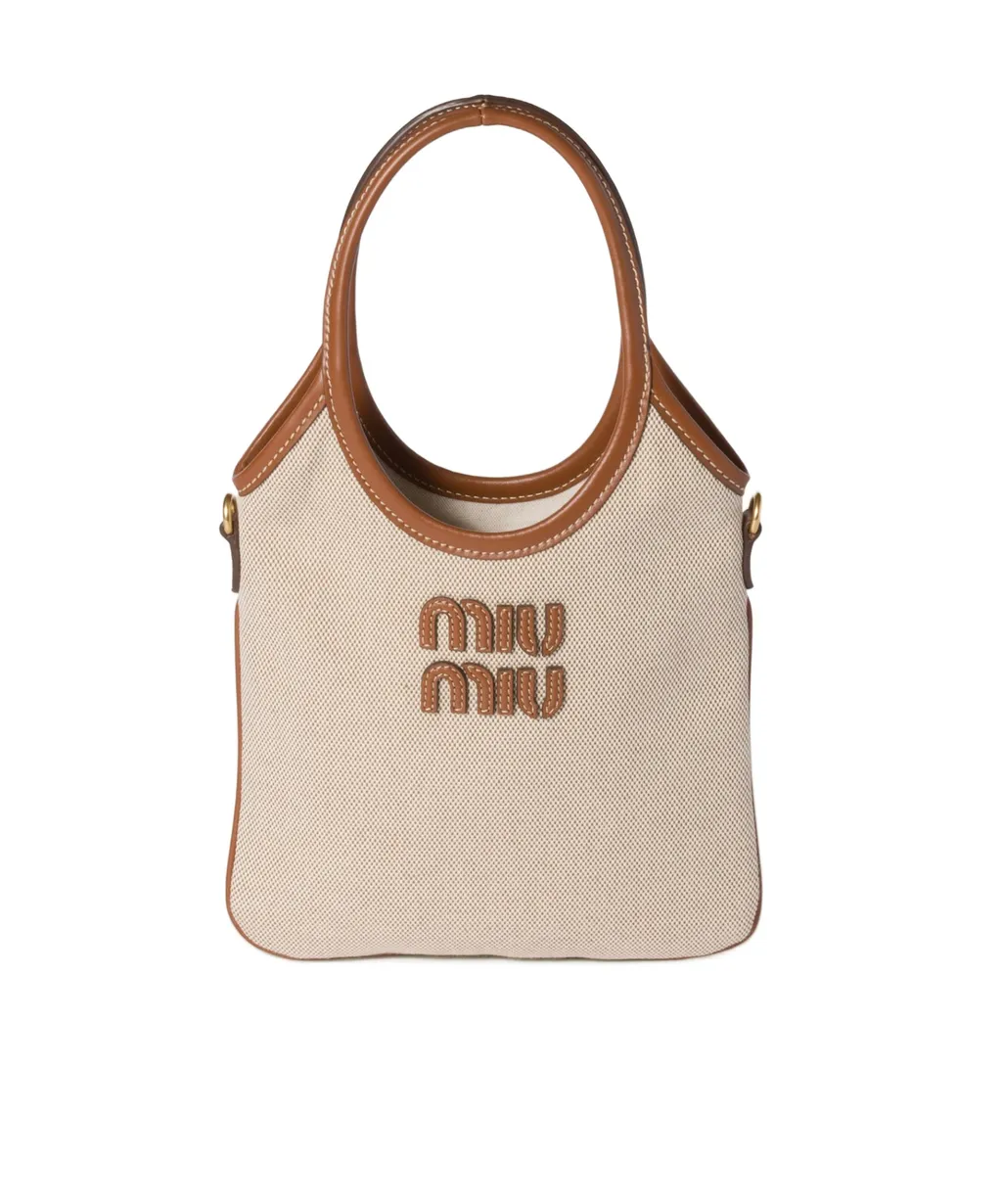 Ivy Canvas And Leather Bag