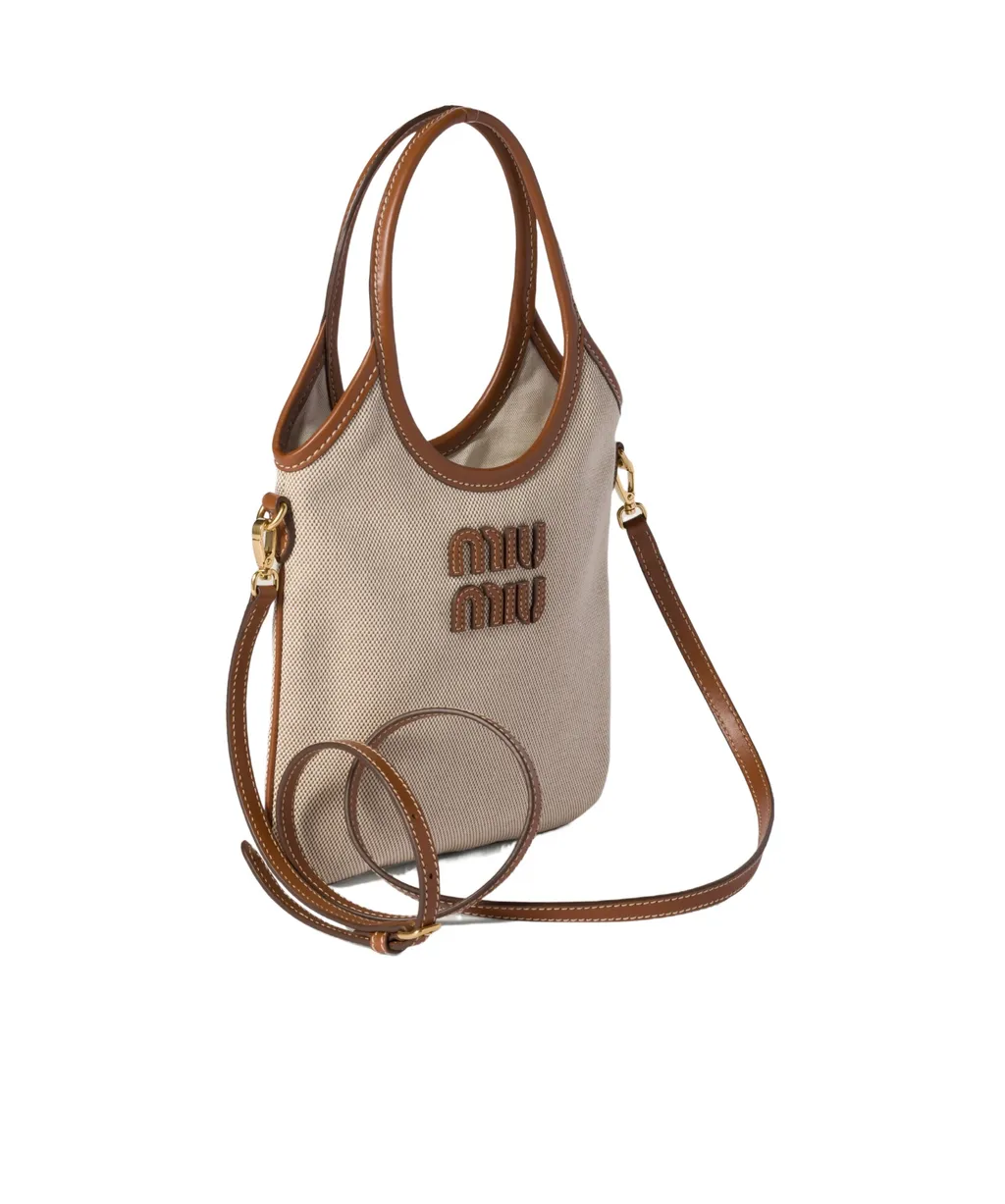 Ivy Canvas And Leather Bag