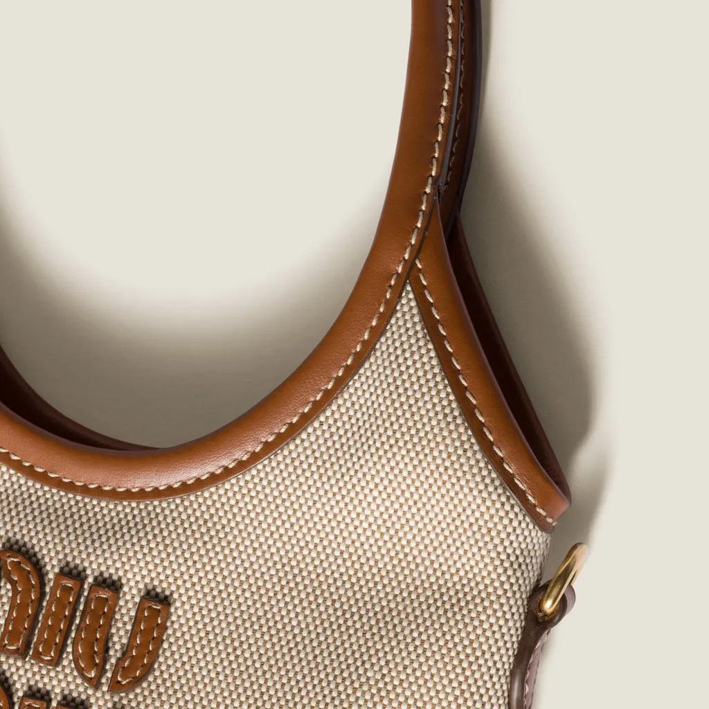 Ivy Canvas And Leather Bag