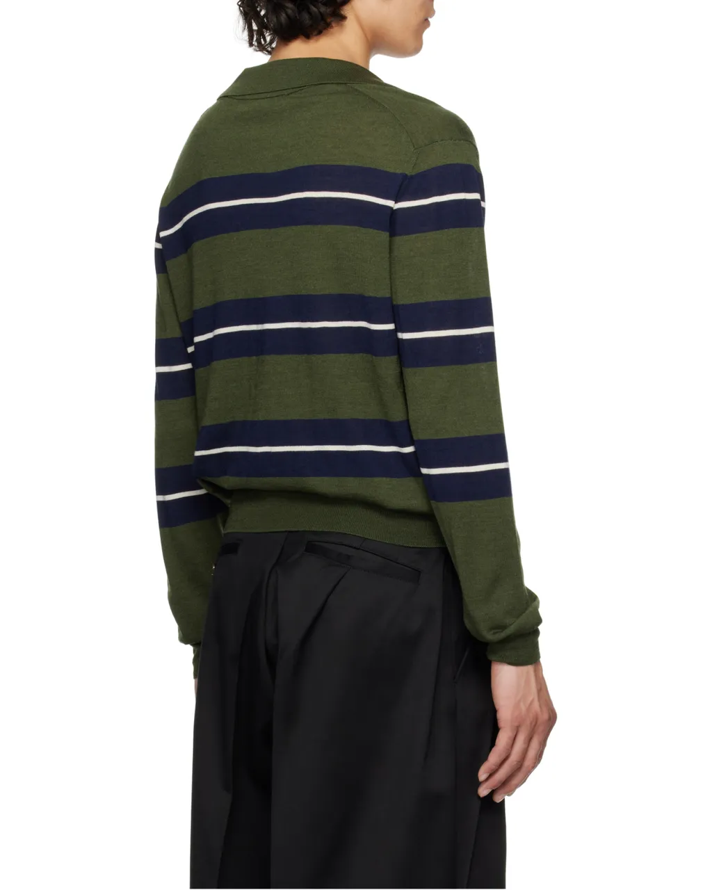 Ami Tonal Striped Polo