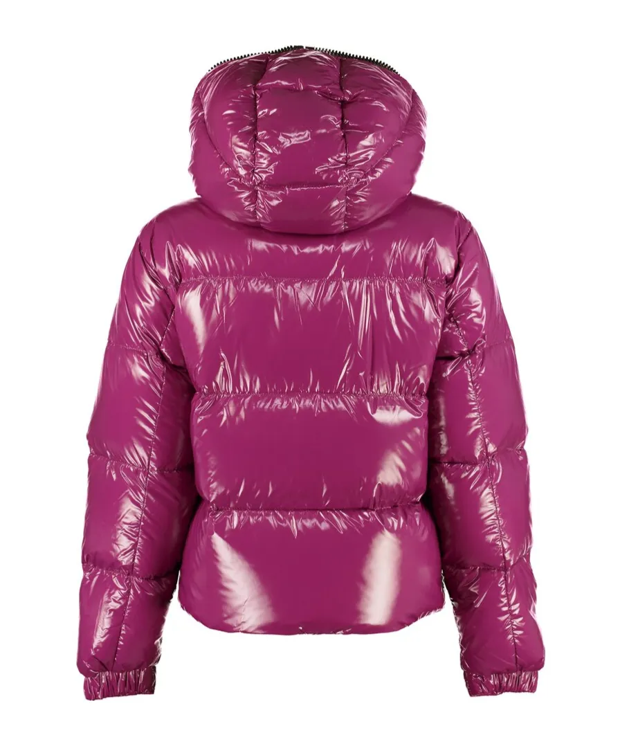 Zippered Quilted Down Jacket