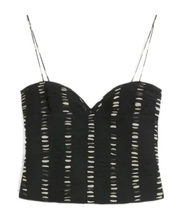 Valentino Dot Printed Sleeveless Top