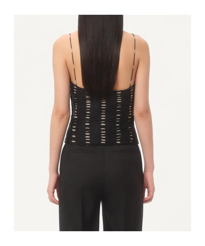 Valentino Dot Printed Sleeveless Top