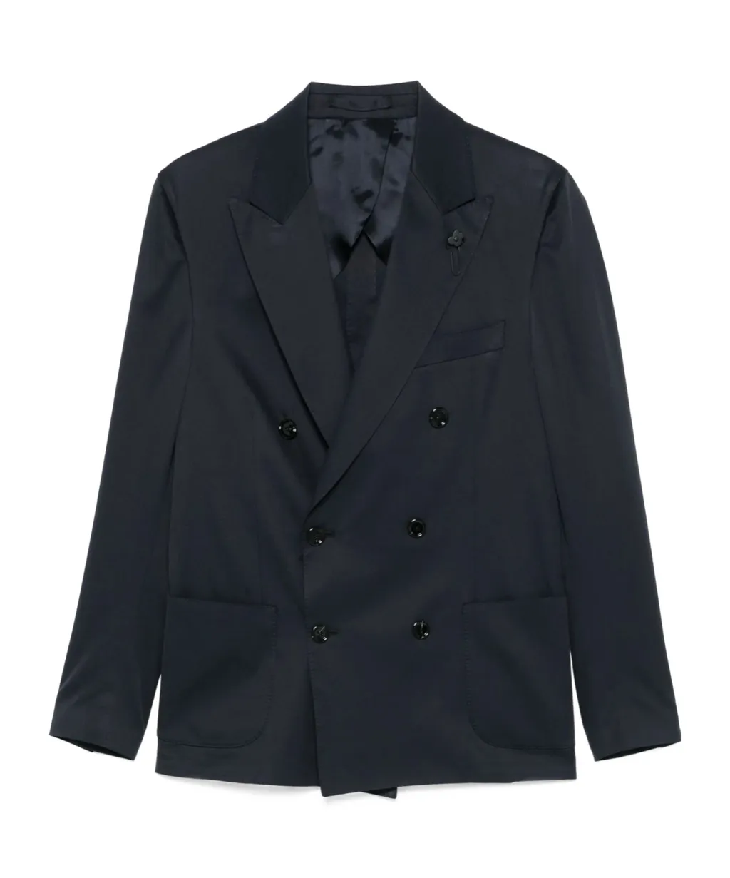 Brooch-Detail Blazer