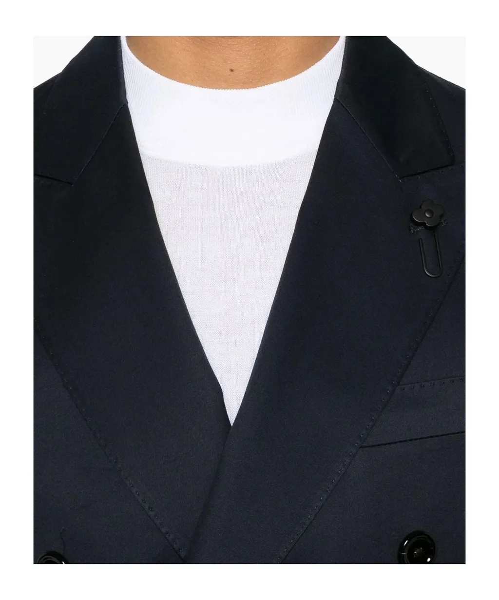 Brooch-Detail Blazer