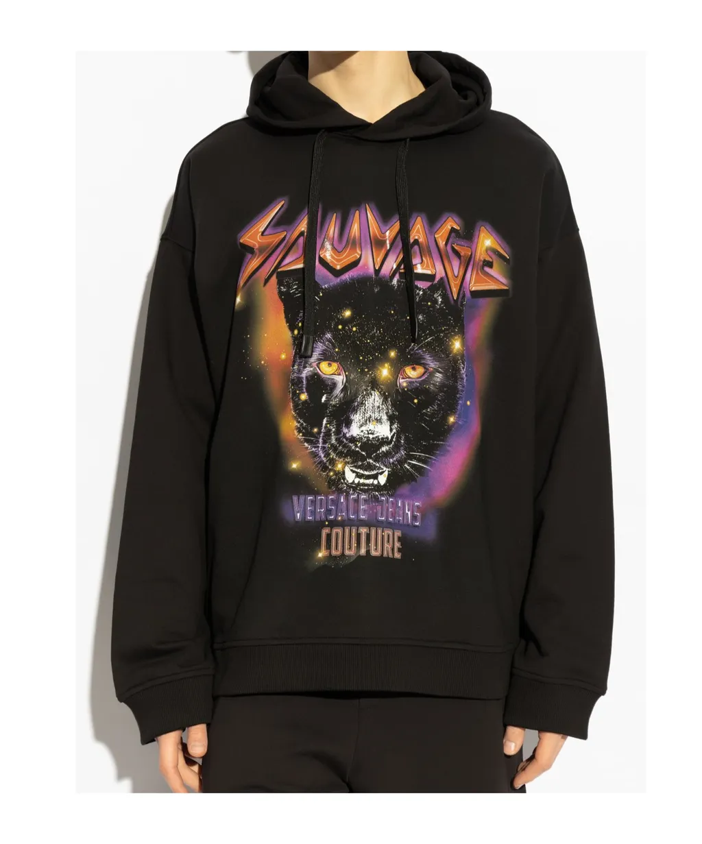 Versace Jeans Couture Graphic Panther Sweater