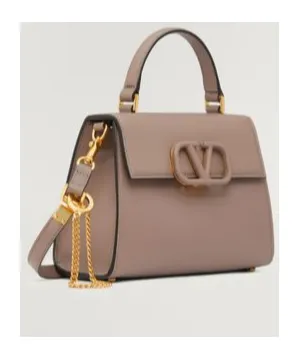 Valentino Vsling Foldover Top Tote Bag