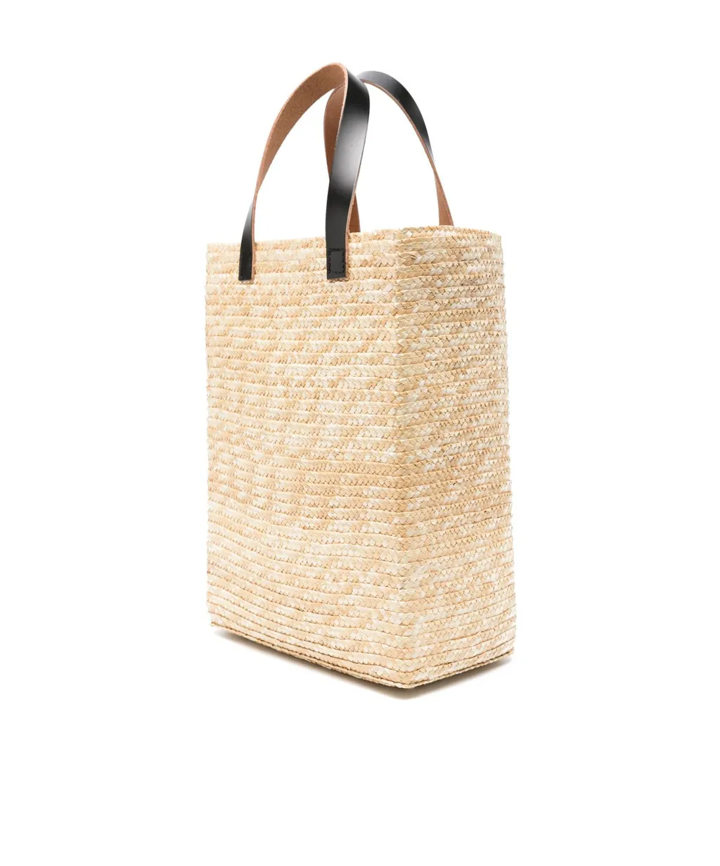 Pili And Bianca Straw Tote Bag