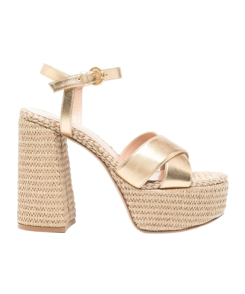 Thick Soled High-Heeled Sandals