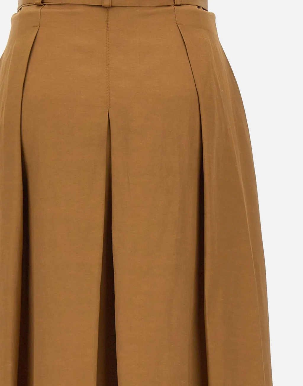 Pleated Midi Skirt