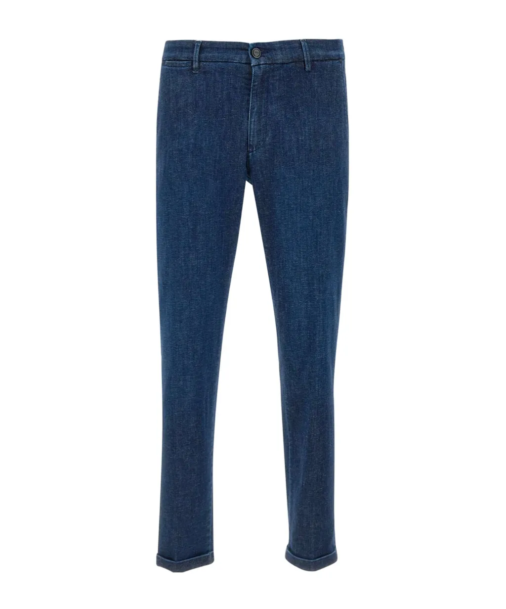 Re-Hash Slim-Fit Turn-Up Jeans