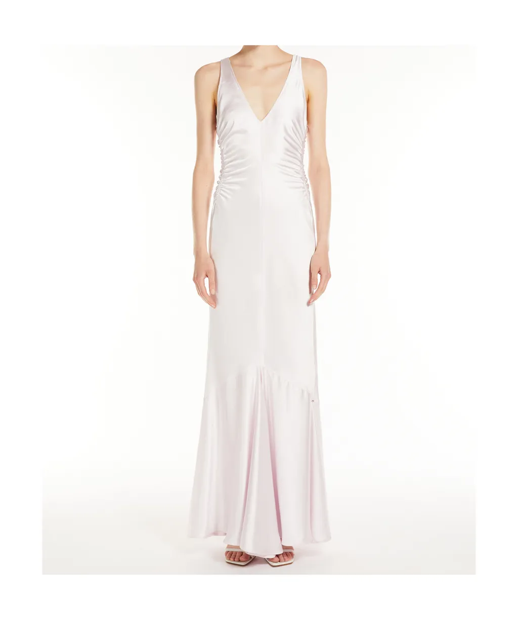 Long Satin Dress