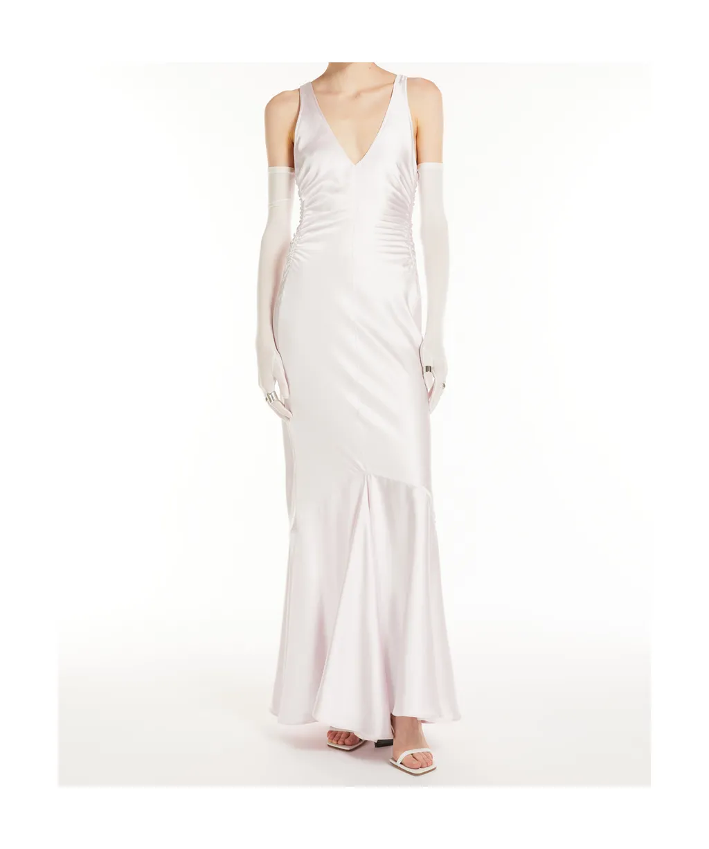 Long Satin Dress