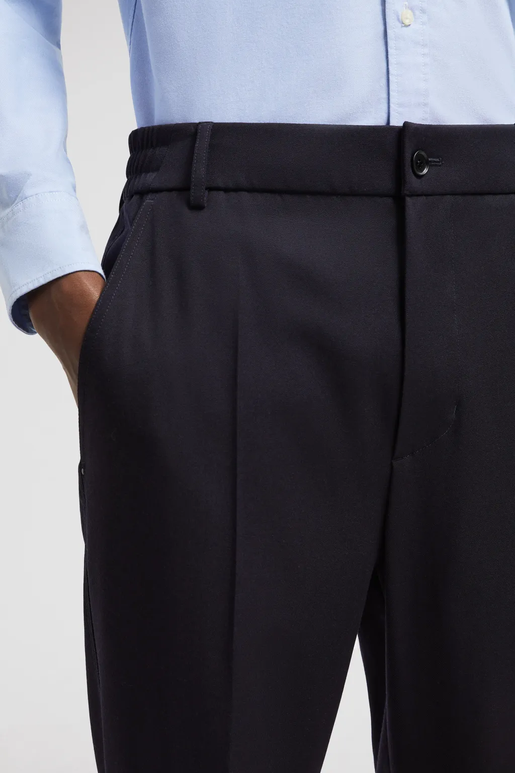 Moncler Logo Patch Tailored Trousers