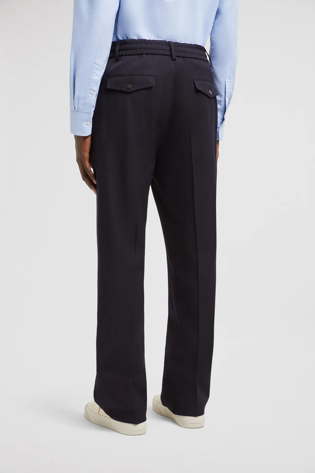 Moncler Logo Patch Tailored Trousers