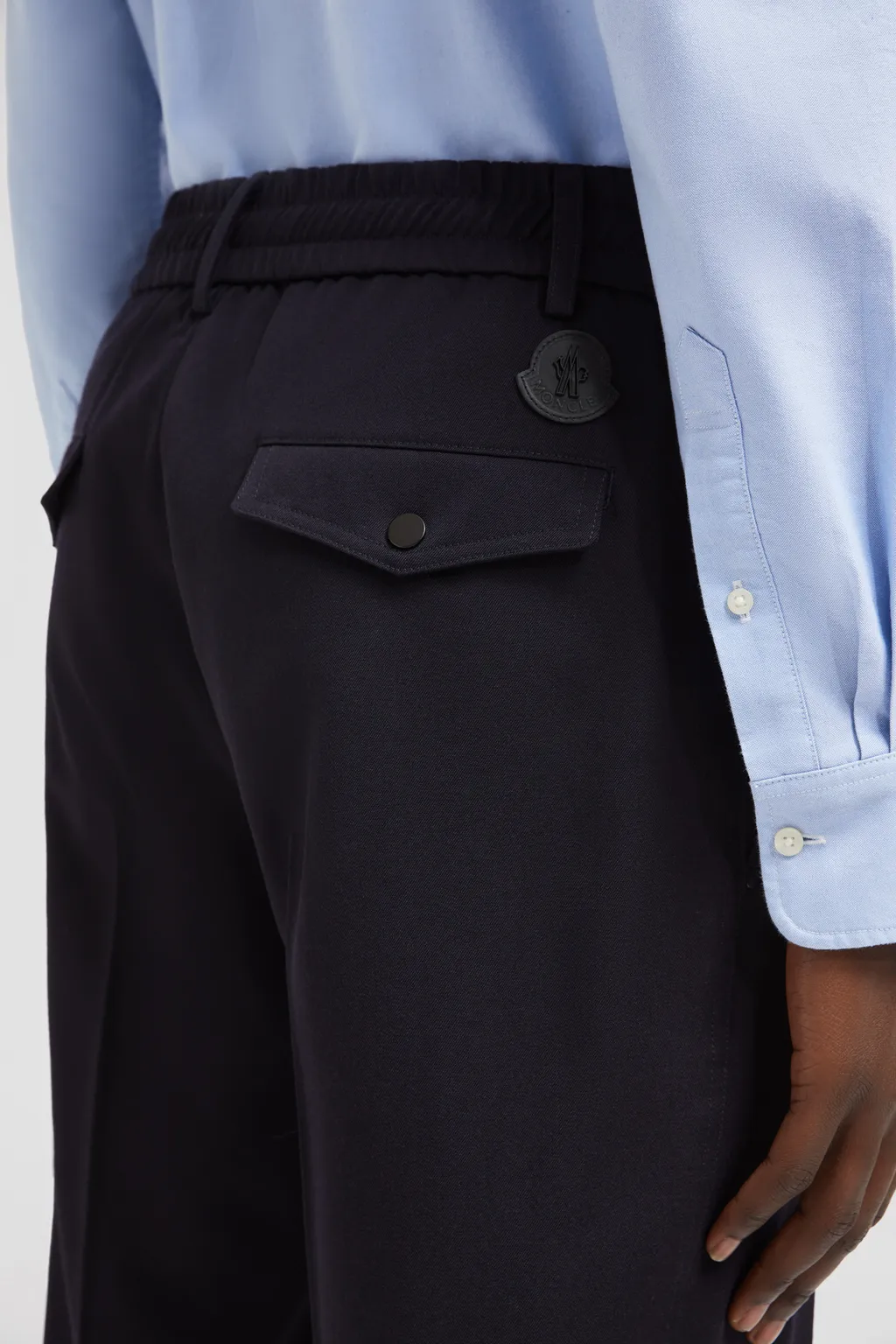 Moncler Logo Patch Tailored Trousers