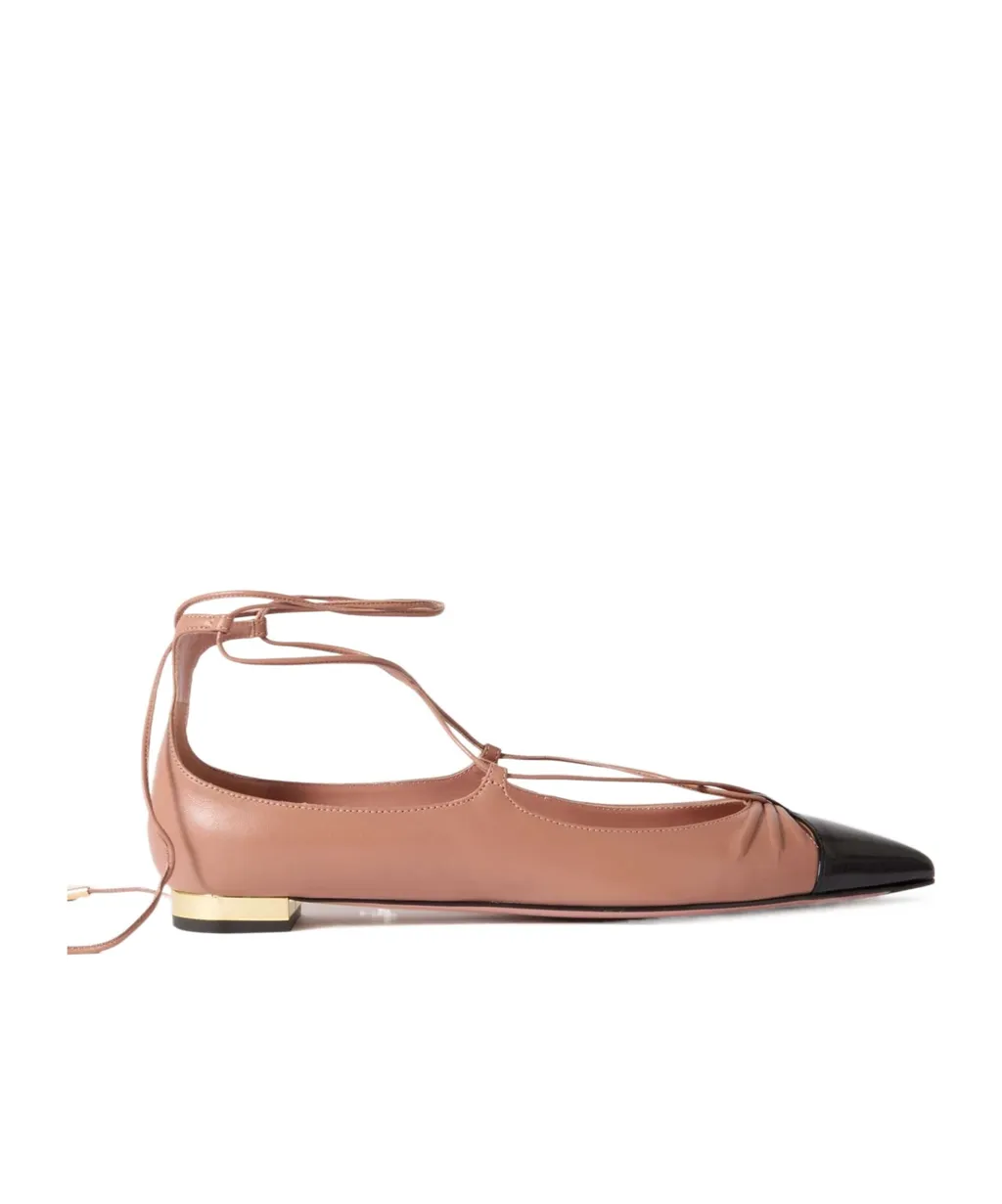 Aquazzura Gabi Pointed Toe Flat Shoes