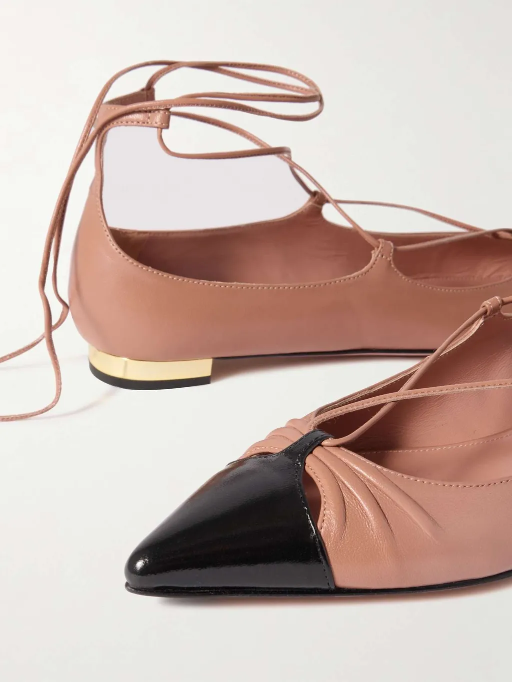 Aquazzura Gabi Pointed Toe Flat Shoes