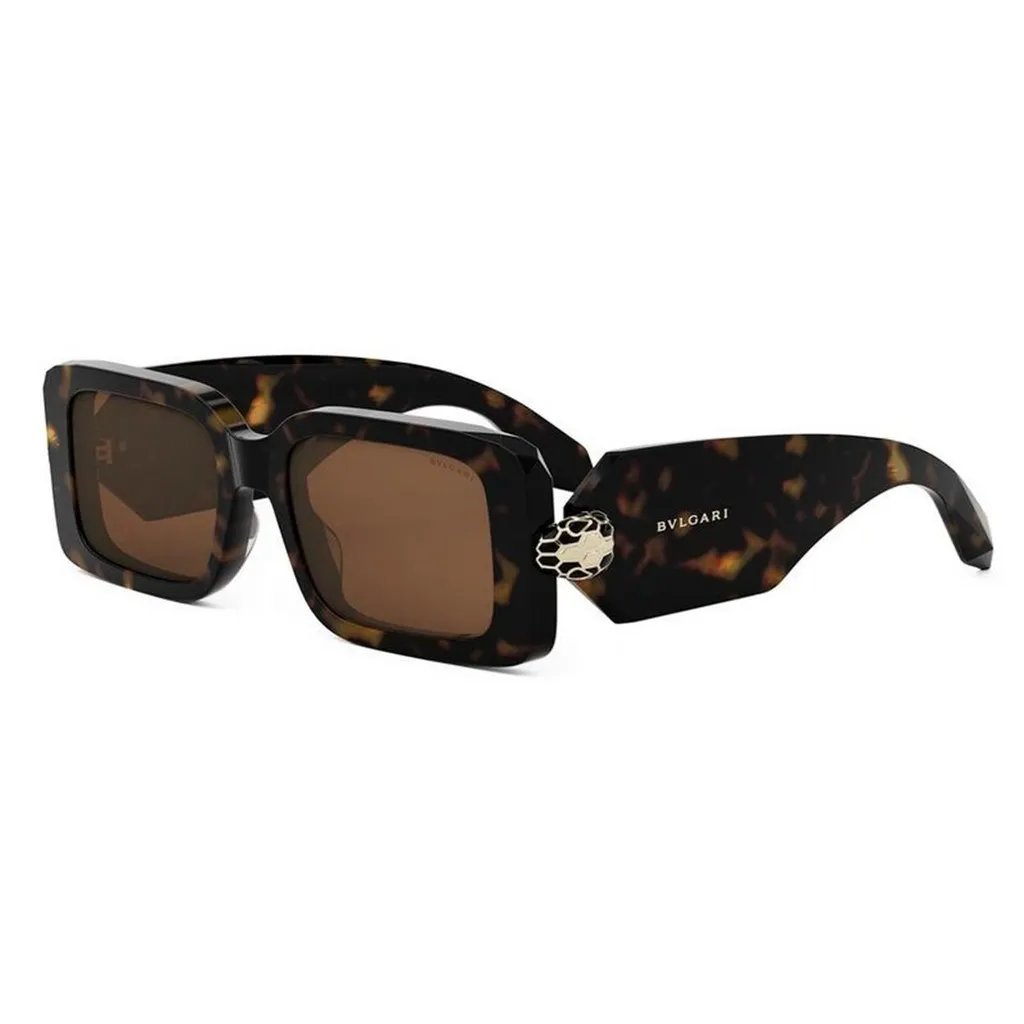 Bulgari Rectangular Frame Sunglasses