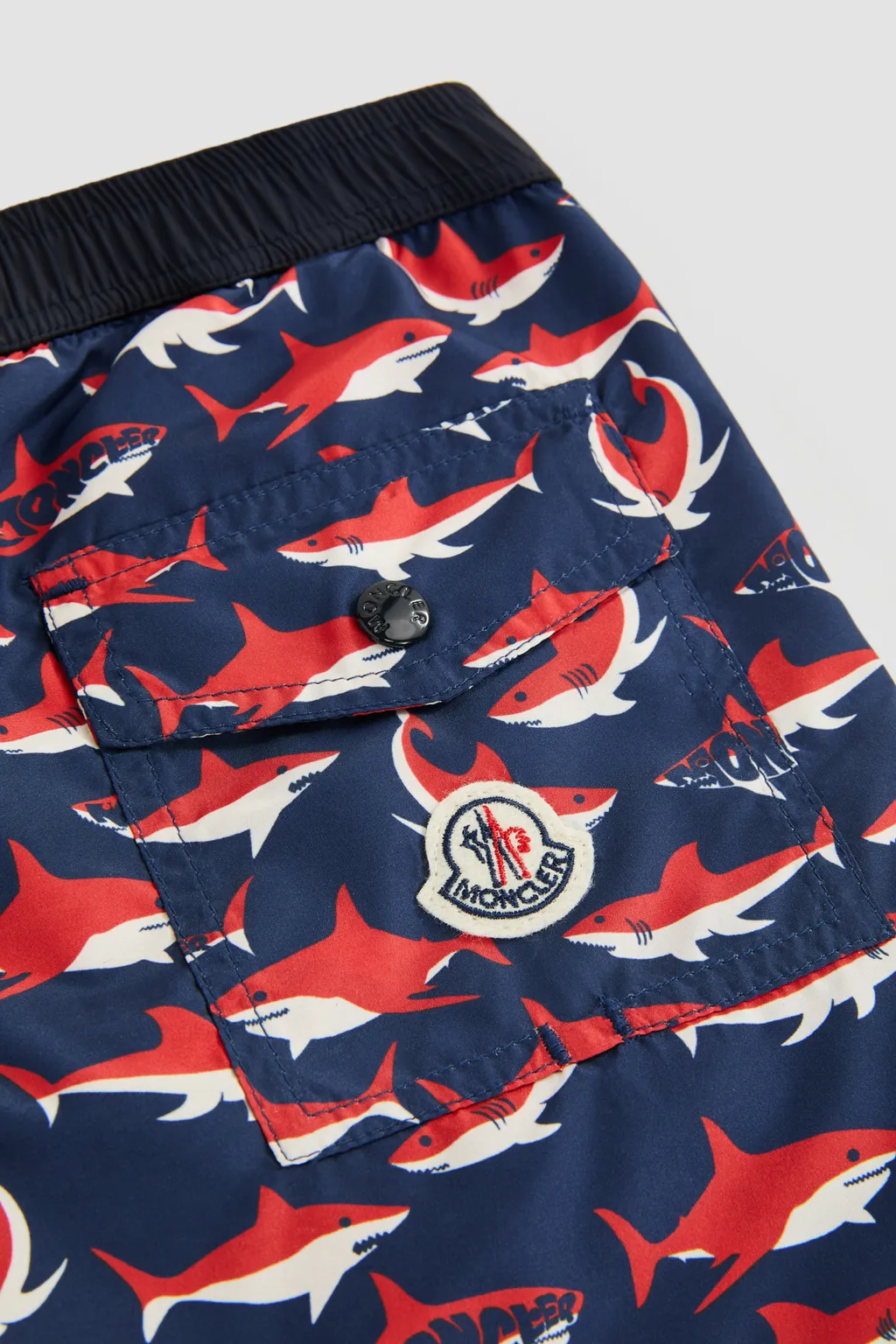 Shark Print Swim Shorts