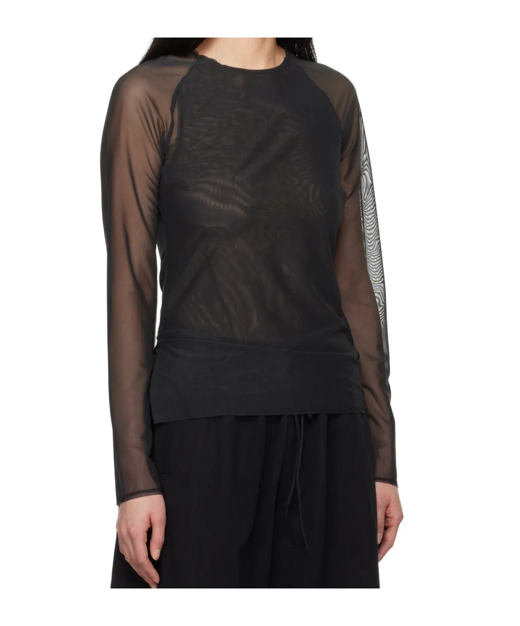 Y-3 Long-Sleeved Mesh Top